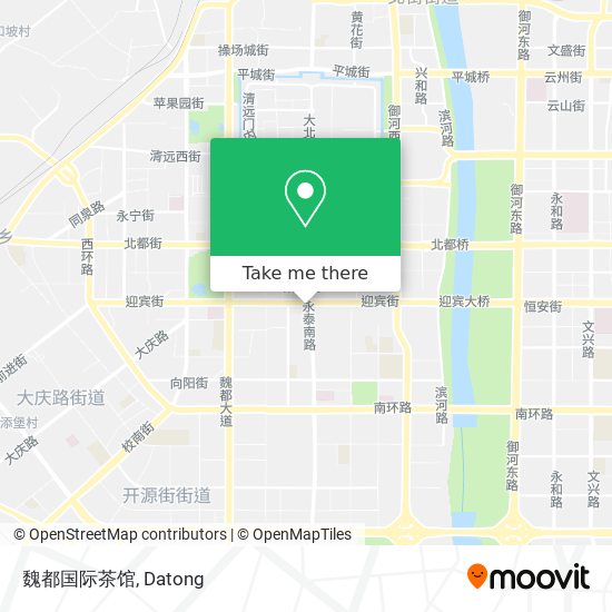 魏都国际茶馆 map