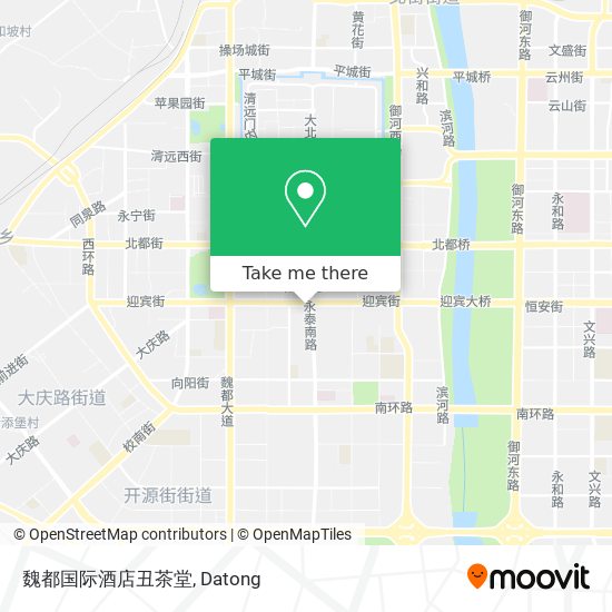 魏都国际酒店丑茶堂 map