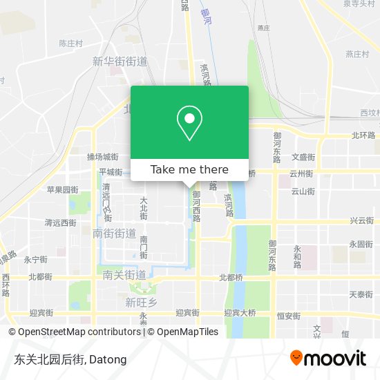 东关北园后街 map