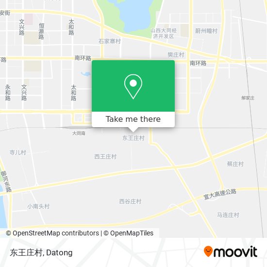 东王庄村 map