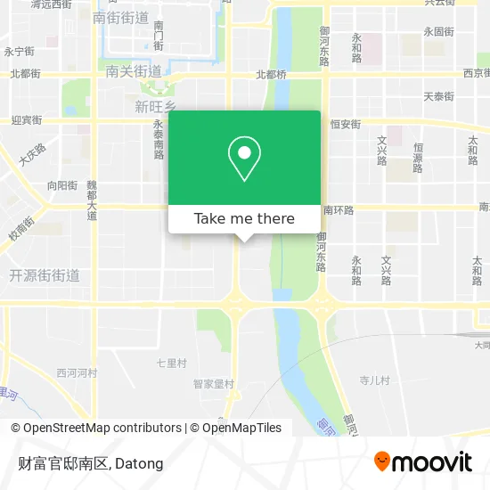 财富官邸南区 map