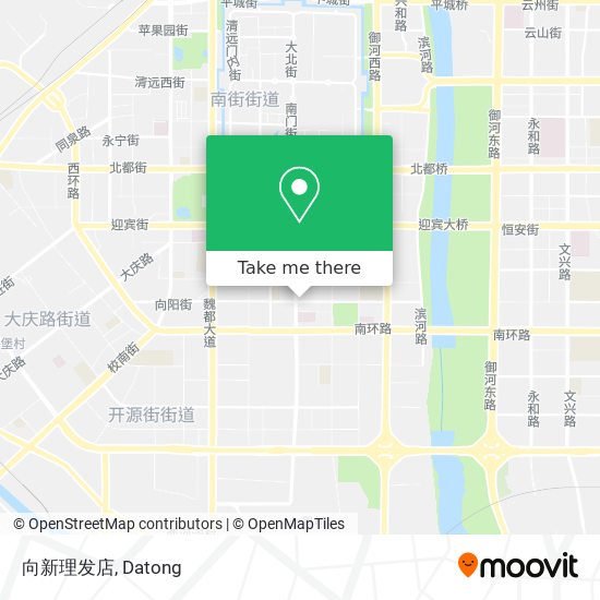 向新理发店 map