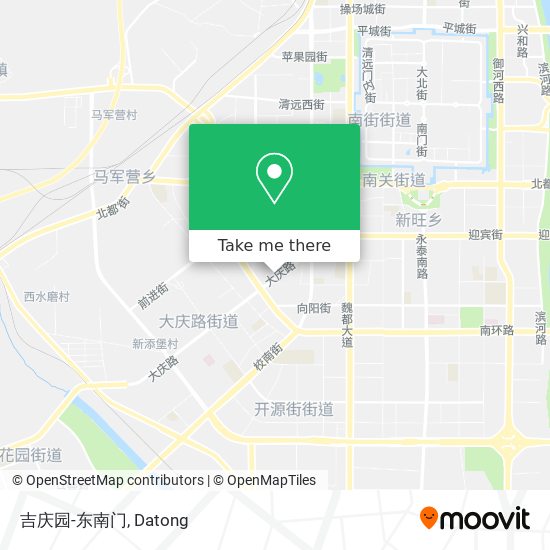 吉庆园-东南门 map