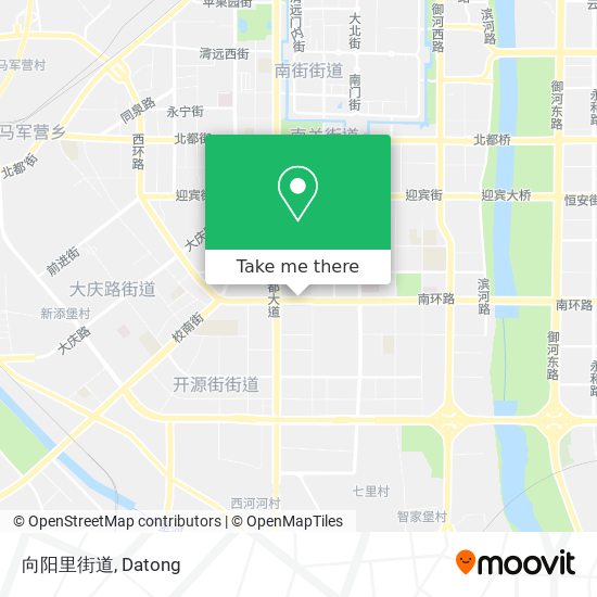 向阳里街道 map
