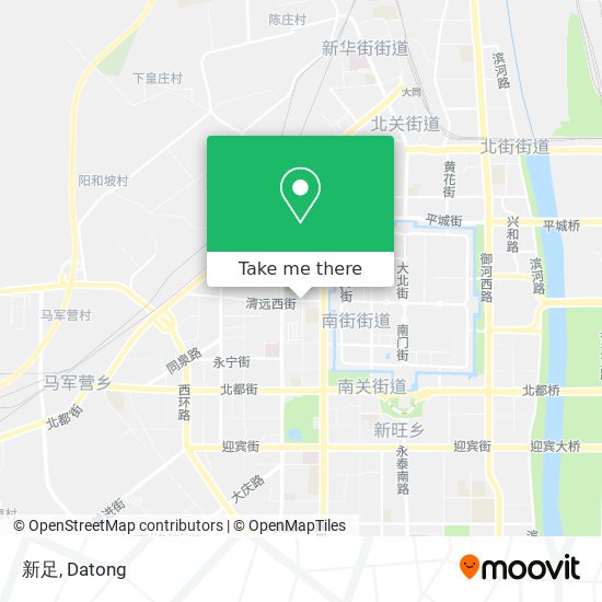新足 map