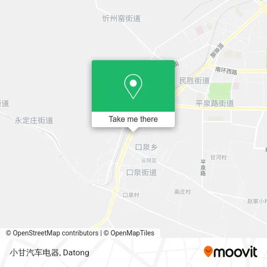 小甘汽车电器 map