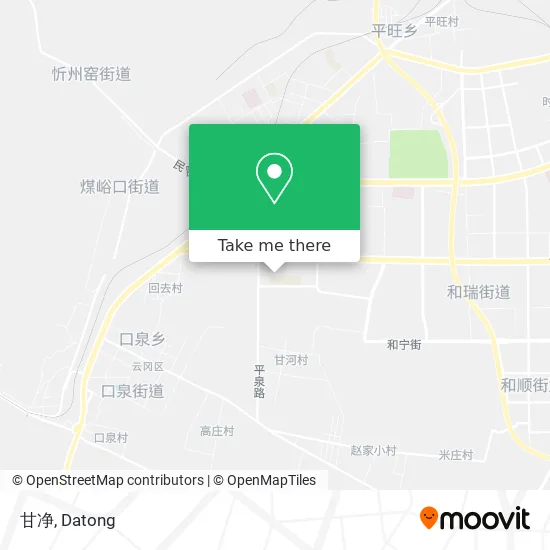 甘净 map