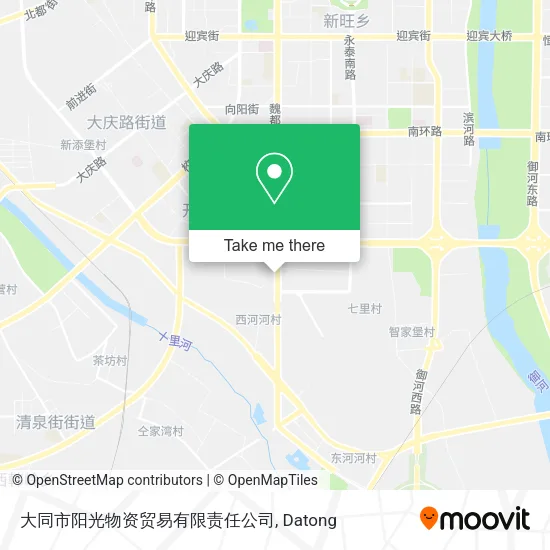 大同市阳光物资贸易有限责任公司 map