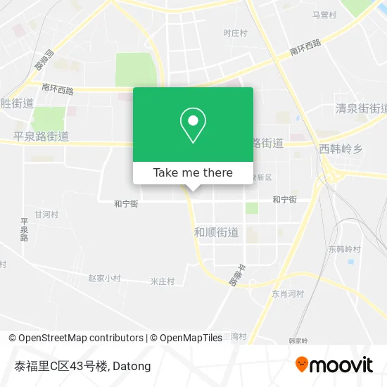 泰福里C区43号楼 map