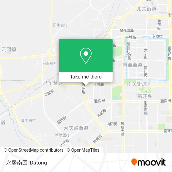 永馨南园 map