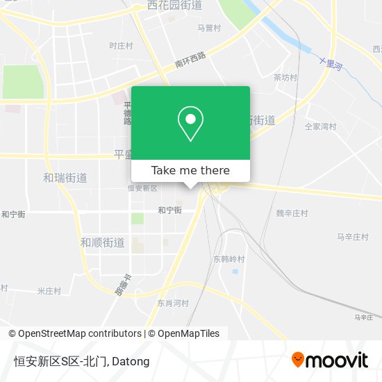 恒安新区S区-北门 map