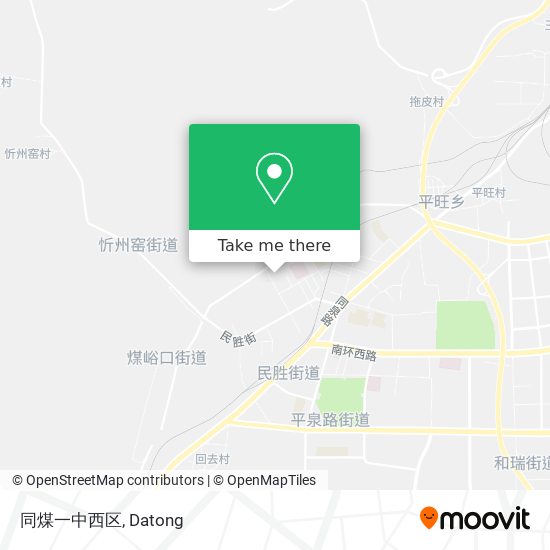 同煤一中西区 map