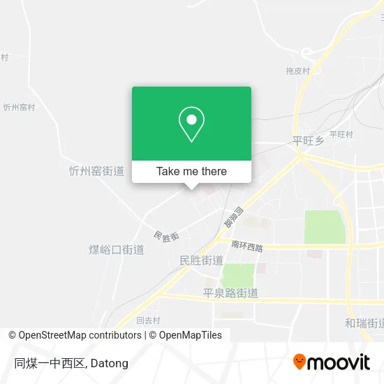 同煤一中西区 map