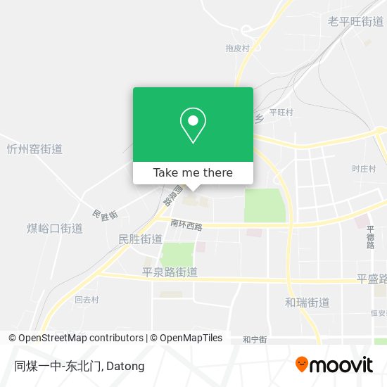 同煤一中-东北门 map