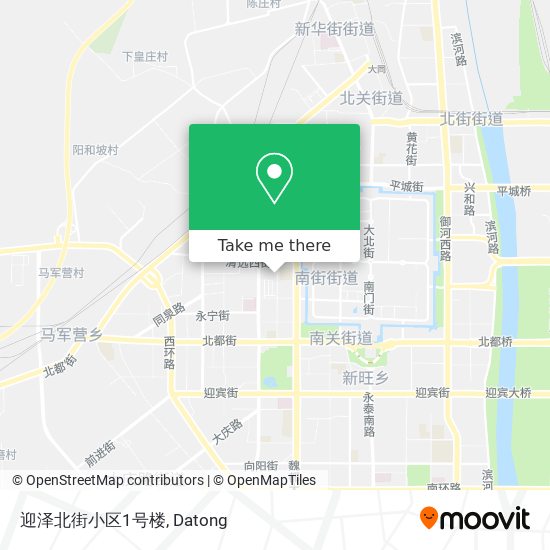 迎泽北街小区1号楼 map