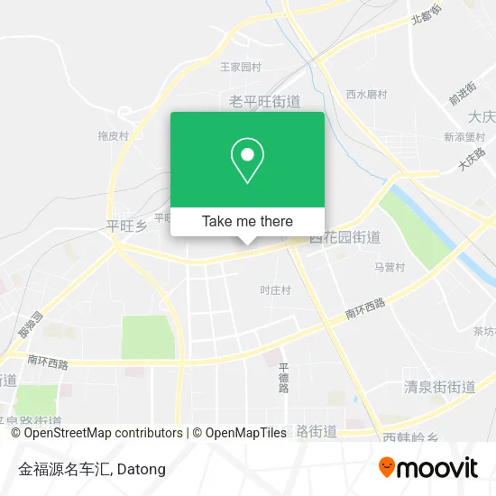 金福源名车汇 map