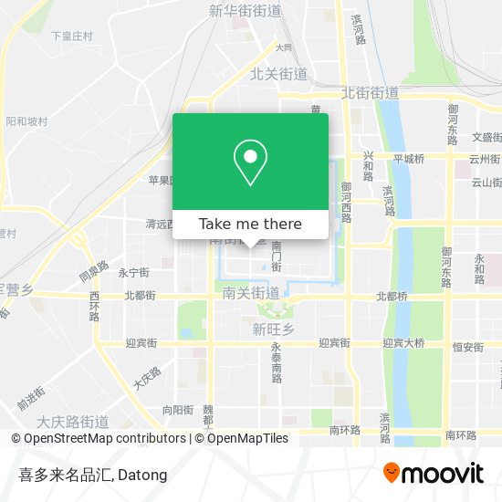 喜多来名品汇 map