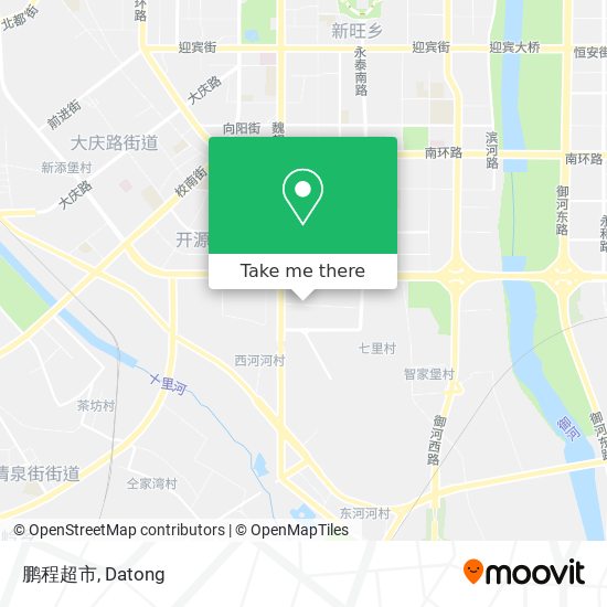 鹏程超市 map