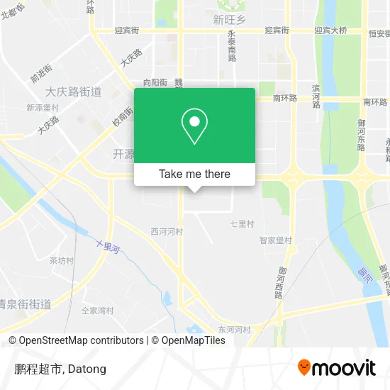 鹏程超市 map