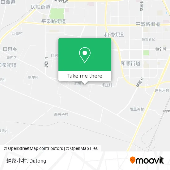 赵家小村 map