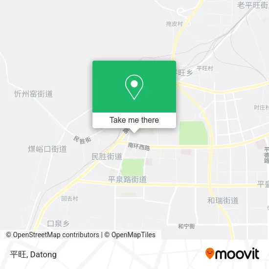平旺 map