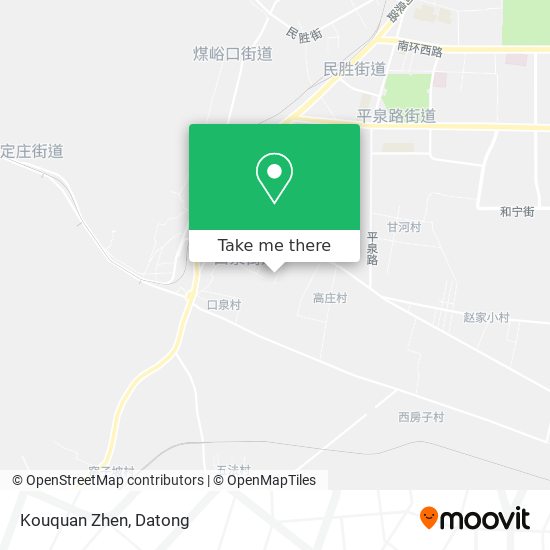 Kouquan Zhen map