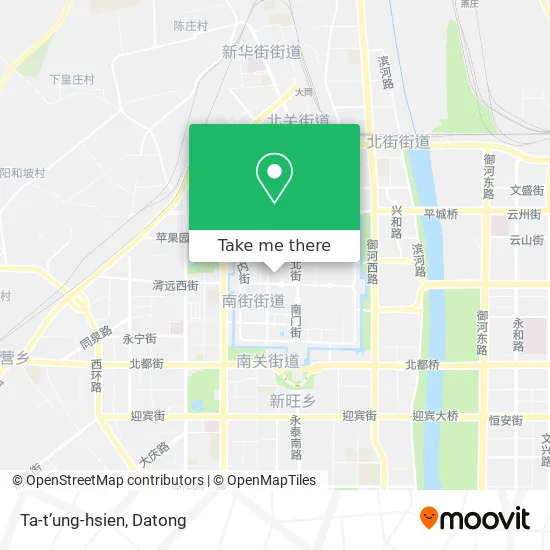 Ta-t’ung-hsien map