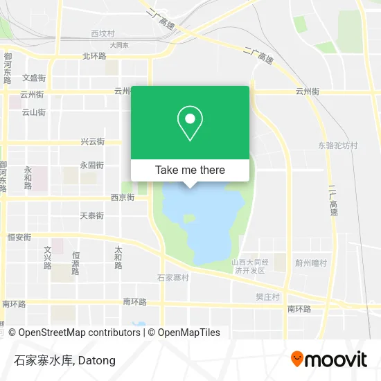 石家寨水库 map