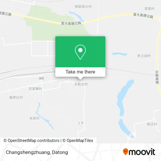 Changshengzhuang map