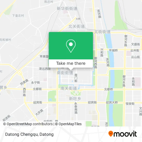 Datong Chengqu map