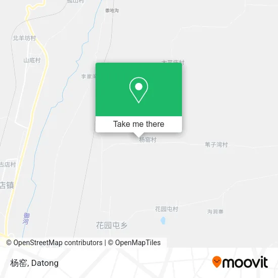 杨窑 map