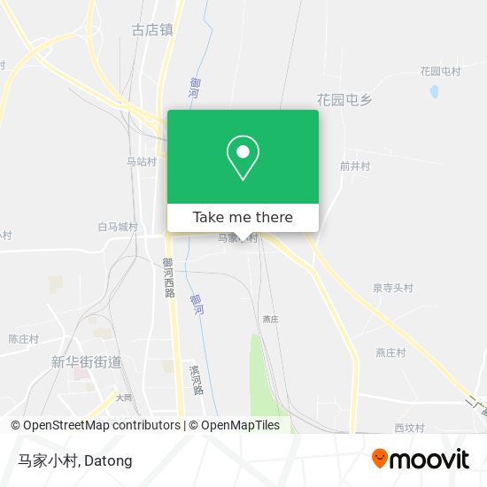 马家小村 map