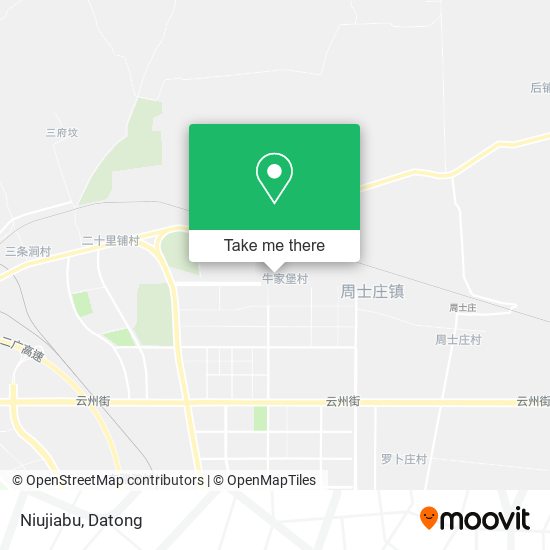 Niujiabu map