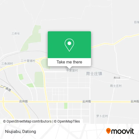 Niujiabu map
