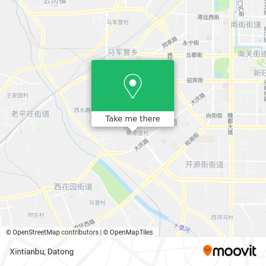 Xintianbu map