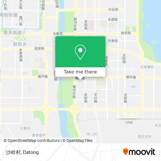 沙岭村 map
