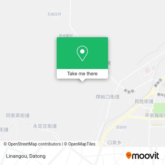 Linangou map
