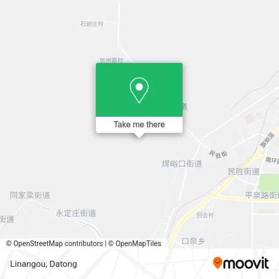 Linangou map
