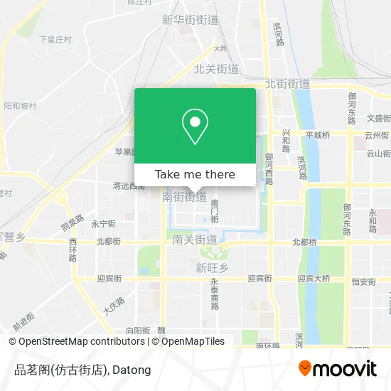 品茗阁(仿古街店) map