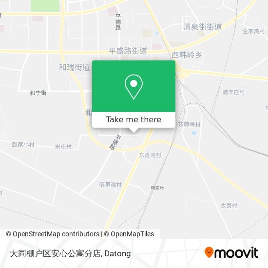 大同棚户区安心公寓分店 map