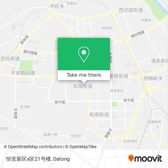 恒安新区x区21号楼 map