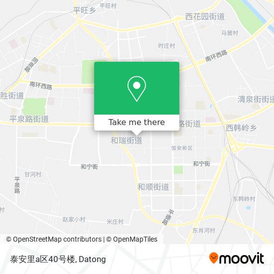 泰安里a区40号楼 map