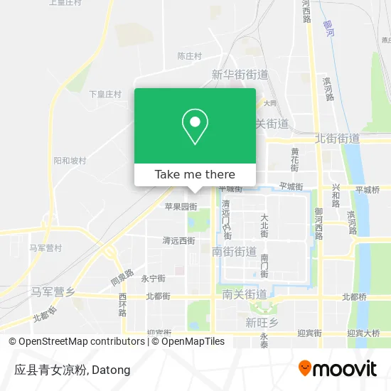 应县青女凉粉 map