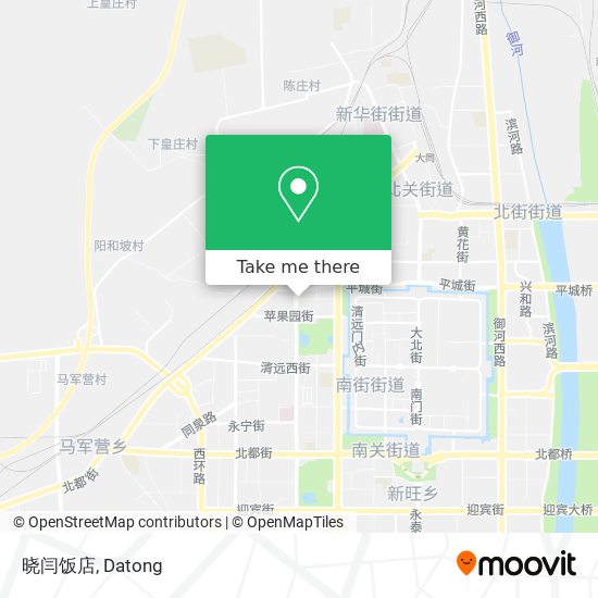 晓闫饭店 map