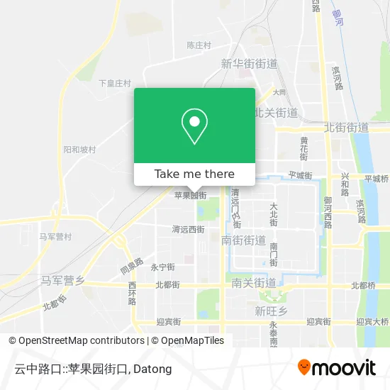 云中路口::苹果园街口 map