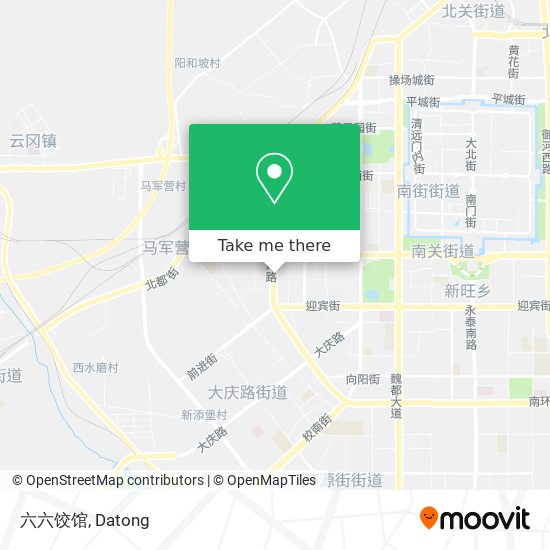 六六饺馆 map
