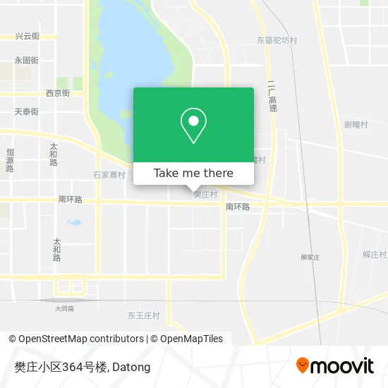 樊庄小区364号楼 map