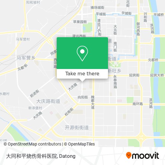 大同和平烧伤骨科医院 map