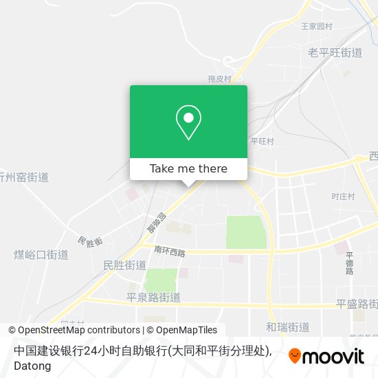 中国建设银行24小时自助银行(大同和平街分理处) map