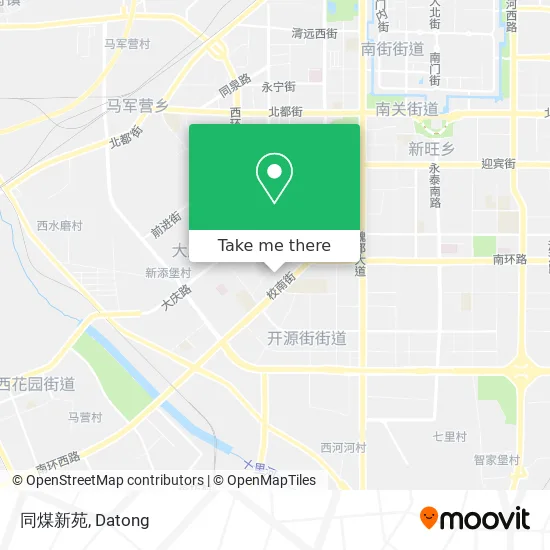 同煤新苑 map